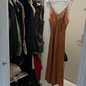 Slip Dress with Lace